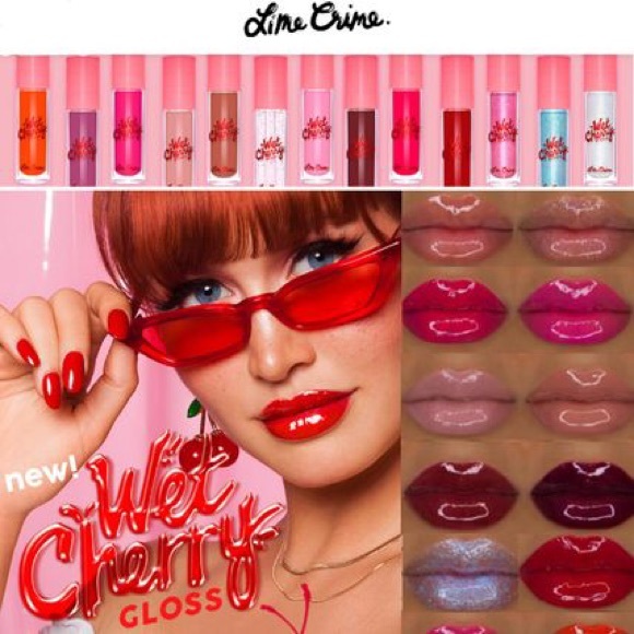 Lime Crime Wet Cherry Lip Gloss - Picture 5 of 6